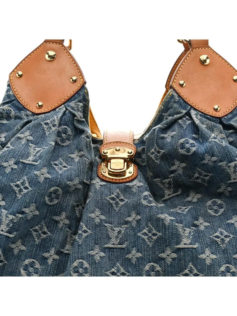 Louis Vuitton Denim Mahina Xl Blue #300284L17B